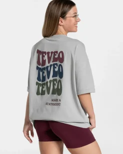 TEVEO Candy Oversized T-Shirt " ">Frau T-Shirts