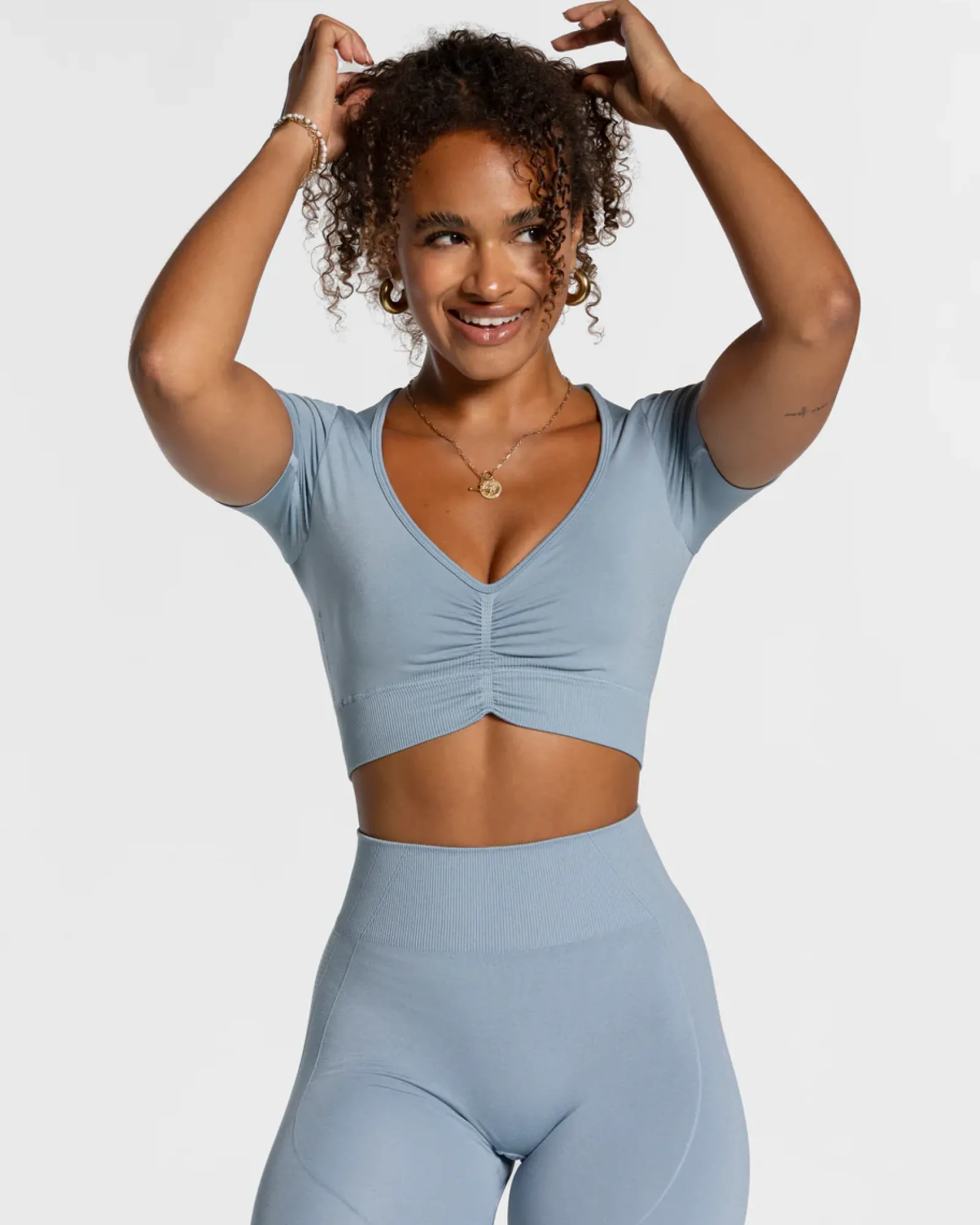 TEVEO Focus Crop Top " ">Frau Tops