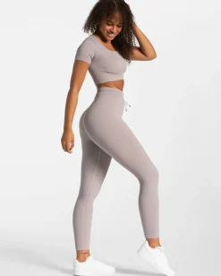 TEVEO Ribbed Crop Top 