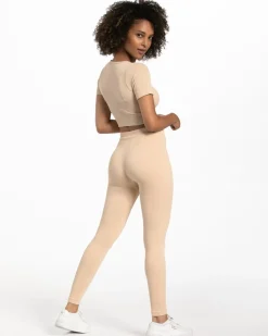 TEVEO Ribbed Crop Top 