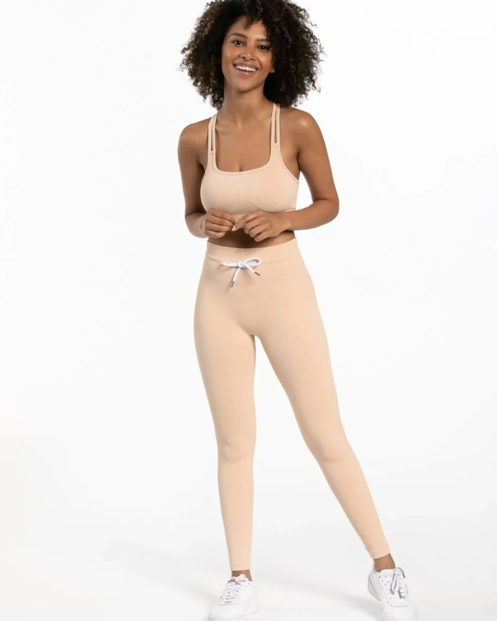 TEVEO Ribbed Leggings " ">Frau Leggings & Hosen