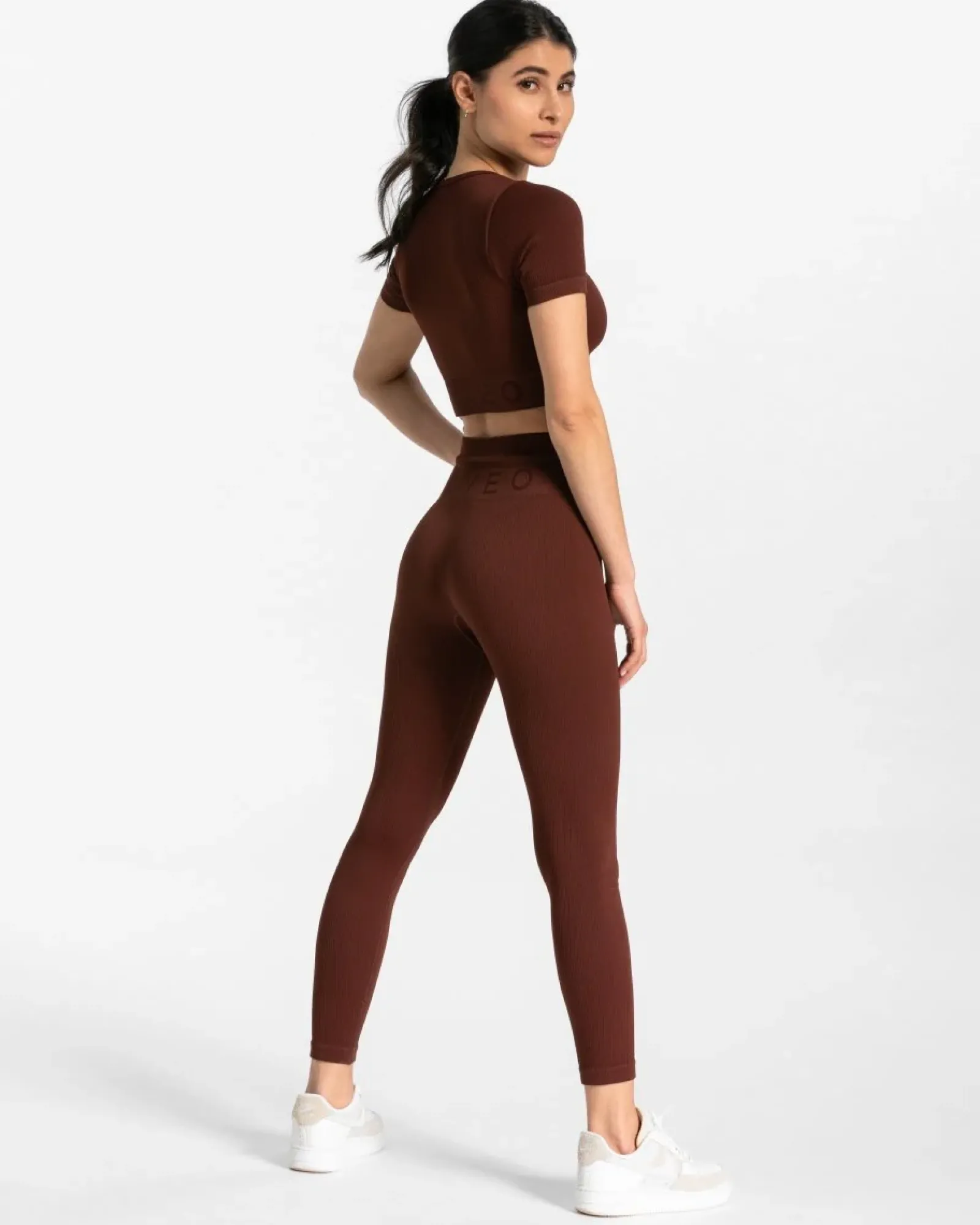 TEVEO Ribbed Leggings " ">Frau Leggings & Hosen