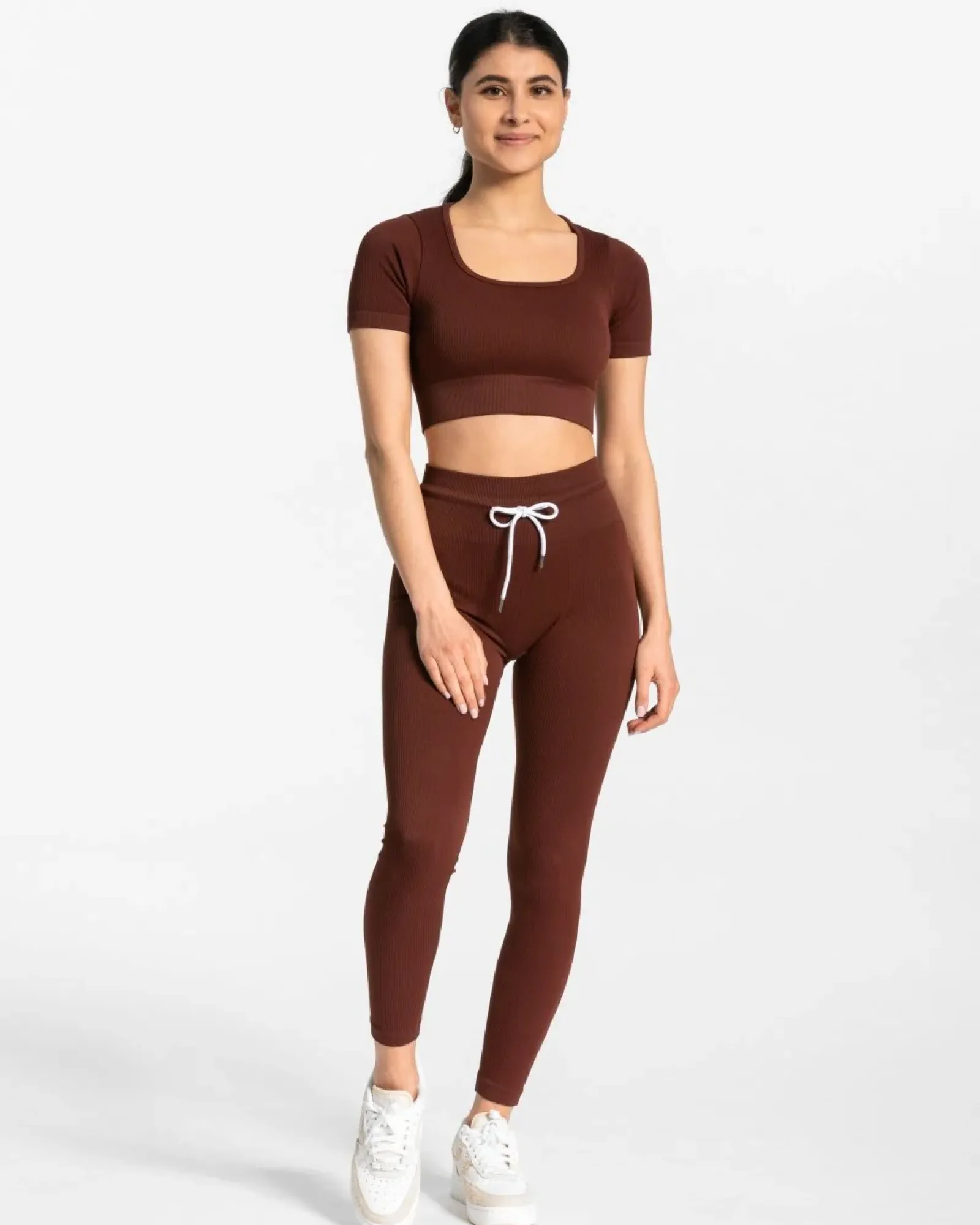 TEVEO Ribbed Leggings " ">Frau Leggings & Hosen