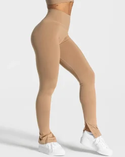 TEVEO Sassy Slit Leggings " ">Frau Leggings & Hosen