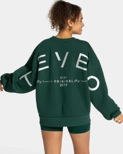TEVEO Signature Oversized Sweater " ">Frau Hoodies & Jacken