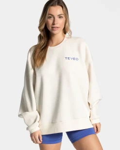 TEVEO Signature Oversized Sweater " ">Frau Hoodies & Jacken
