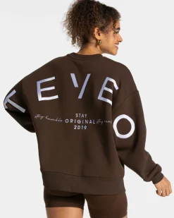 TEVEO Signature Oversized Sweater " ">Frau Hoodies & Jacken