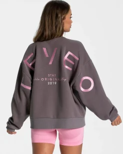 TEVEO Signature Oversized Sweater " ">Frau Hoodies & Jacken