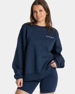 TEVEO Signature Oversized Sweater " ">Frau Hoodies & Jacken