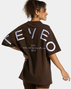 TEVEO Signature Oversized T-Shirt " ">Frau T-Shirts
