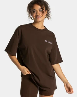 TEVEO Signature Oversized T-Shirt " ">Frau T-Shirts