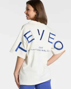 TEVEO Signature Oversized T-Shirt " ">Frau T-Shirts