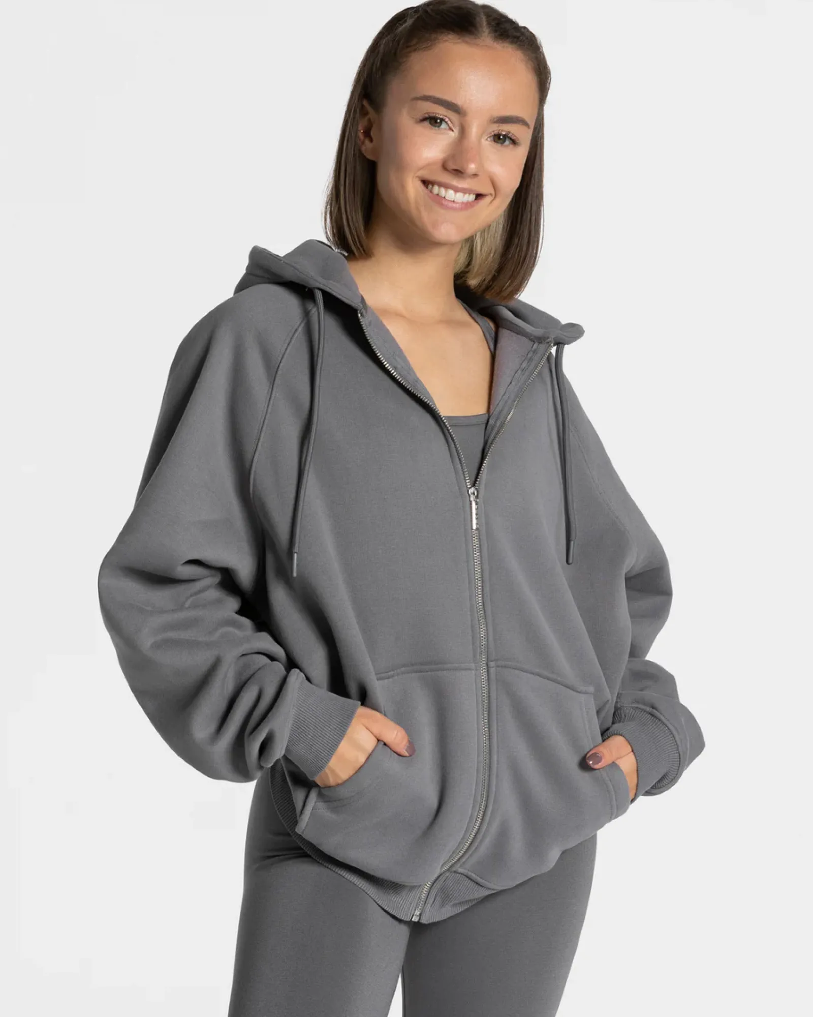 TEVEO Statement Oversized Jacke " ">Frau Hoodies & Jacken