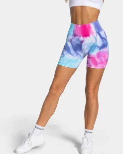 TEVEO Tie Dye Scrunch Short " ">Frau Shorts