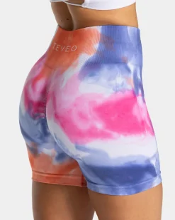 TEVEO Tie Dye Scrunch Short 